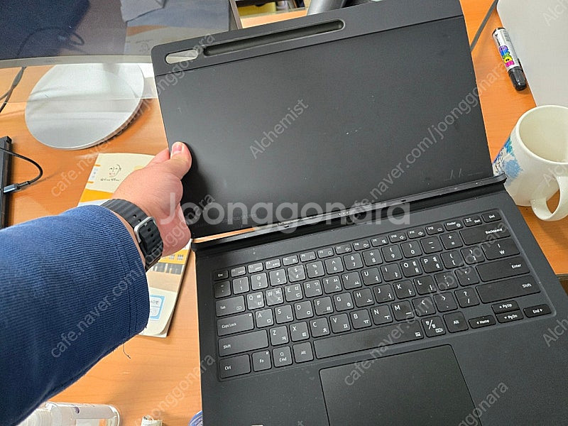 갤럭시 탭 S8 울트라 키보드 북 커버--0
