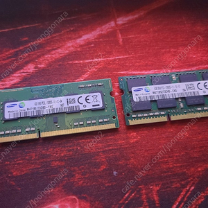 [부산]노트북램 ddr3 4g x2 판매합니다