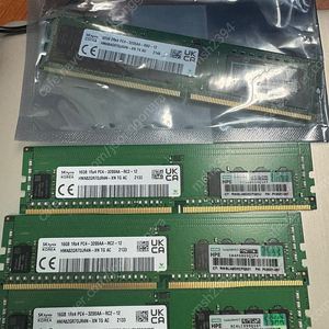 HPE SERVER 메모리 32AA / 32GB 1EA / 16GB 3EA 일괄