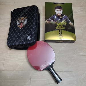 카본 탁구라켓 9성급 고급 러버 일체 세이크핸드 loki CARBON 탁구채 팝니다