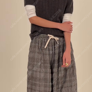 [구해요] 넘버프로젝트 DRAWSTRING WIDE-LEG WOOL PANTS / 드로우스트링 와이드-레그 울 팬츠