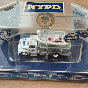 코드3 CODE3 1/64 NYPD ESU Emergency Service Unit Air Bag Truck 다이캐스트(미개봉)