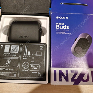 소니 인존 버즈 sony Inzone buds 블랙