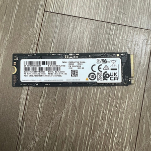 삼성 pm9a1 nvme ssd 256g 미사용품