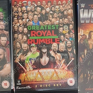 WWE 레슬매니아,로얄럼블 DVD