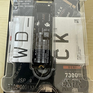 WD black 1tb ssd 팝니다 풀박스