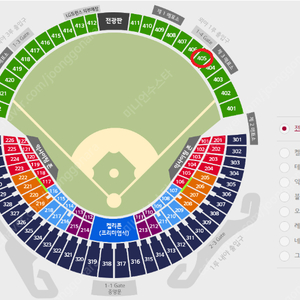 10/17 플레이오프 삼성 vs LG 3차전 1루 외야(시방석) 양도합니다