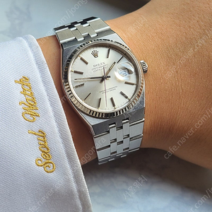 [정품] 롤렉스 데이저스트 오이스터쿼츠 로얄오크 빈티지 17014 (Rolex Datejust Oysterquartz Silver Dial Vintage Ref.17014)