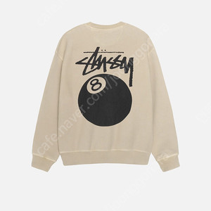 스투시 8볼 맨투맨 stussy 8 BALL CREW PIGMENT DYED