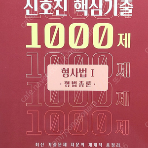 신호진 핵심기출 1000제 형사법 I (형법총론)