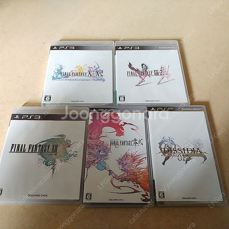 PS3, PSP 일판 파판 시리즈 5개 일괄 팝니다. ...--0
