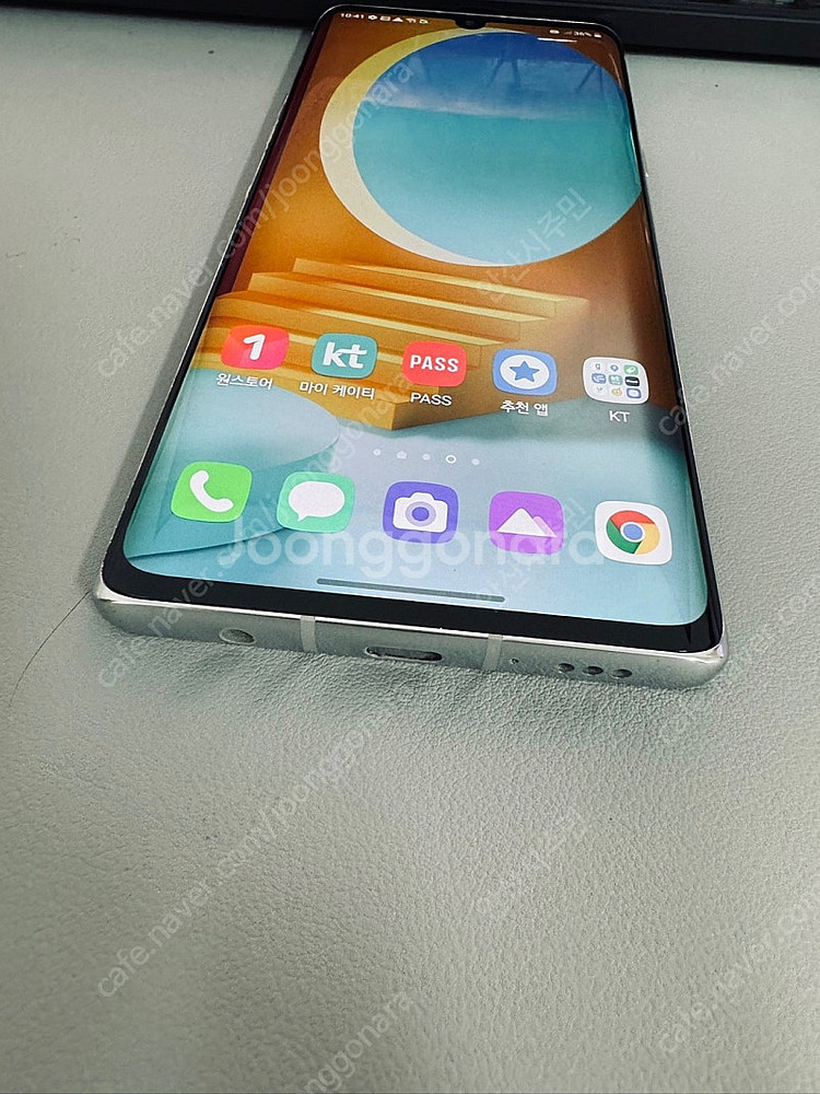 LG G9 벨벳 화이트 128기가 액정S급! 매우깨끗!...--3