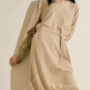 블랑쇼 원피스 Robe collar dress 베이지