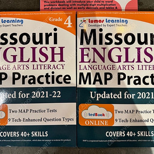 Map Test 준비교재 3rd, 4th Grade, MISSOURI ENGLISH MAP Practice