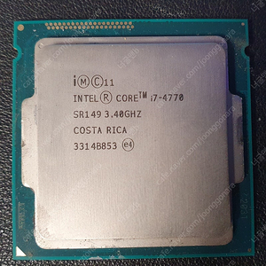 인텔 i7-4770 cpu 판매합니다