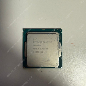 i5 6600 CPU 팝니다