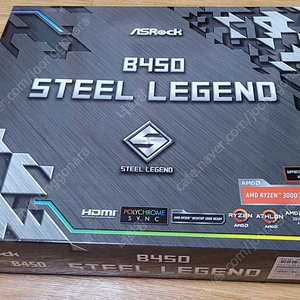 Asrock b450 steel legend (중고, 택배비 포함)