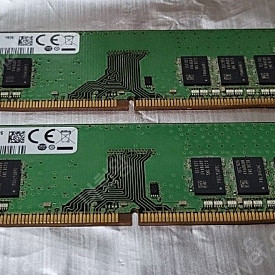 삼성 시금치 ddr4 8gb 2666v 2개 (중고, 택배비 포함)