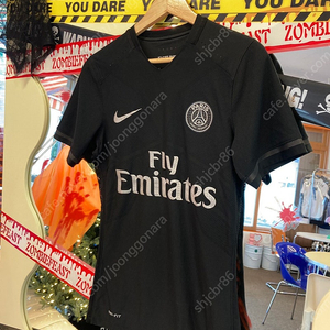 NIKE 나이키 15-16 PSG 파리생제르망 3RD S/S 매치 셔츠(어센틱/658899-011)