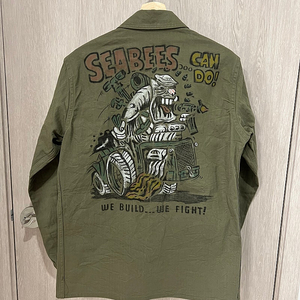 버즈릭슨 23년 n-3 유틸리티자켓 HAND PAINT SEABEES