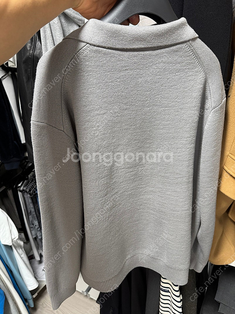 띠어리 카메론 가디건 그레이 M--2