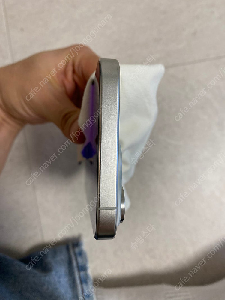 아이폰15프로맥스 512 화이트 풀박스--2