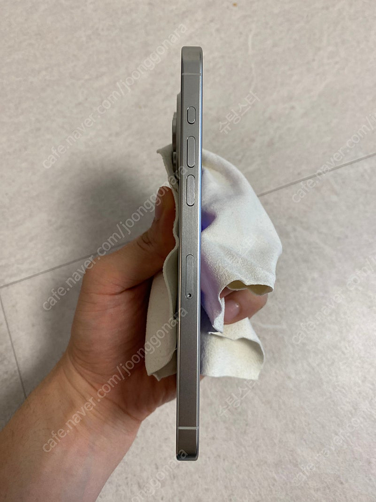 아이폰15프로맥스 512 화이트 풀박스--3