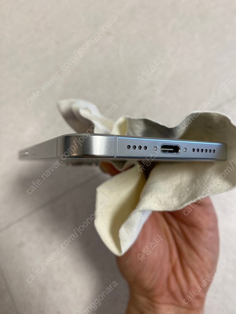 아이폰15프로맥스 512 화이트 풀박스--4