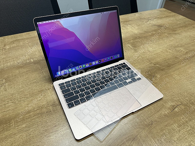 맥북에어 M1 13인치 16GB 1TB 골드 신품급 박...--6