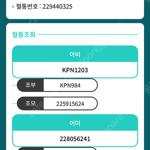 한우정액 KPN 1447 판매