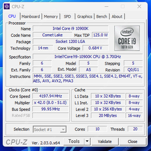 i9 10900k