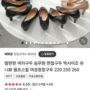 비비오 여성구두 면접구두 정장구두 유니화 235