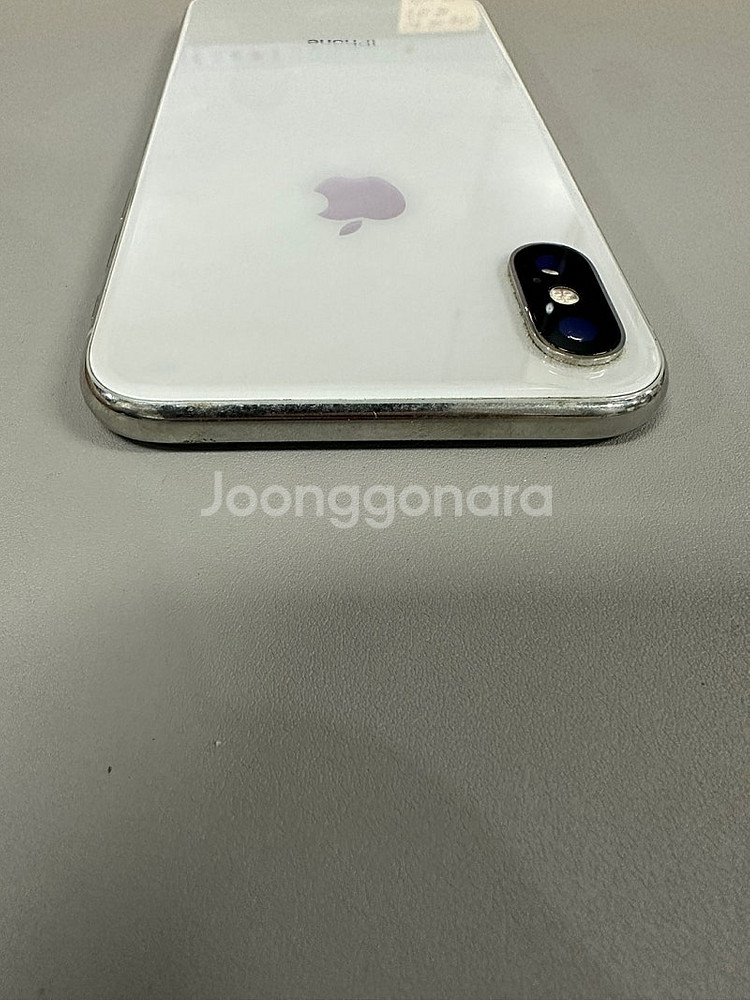 아이폰X 64기가 실버 파손없는 가성비폰 12만원 판매...--4