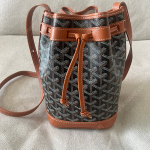 고야드 쁘띠플로 블랙탄