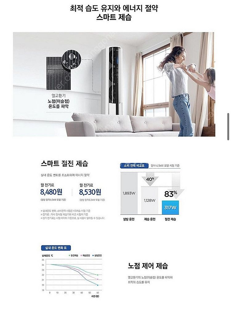 캐리어 2in1 투인원 인버터 에어컨 실외기 포함 (2...--7
