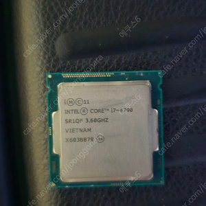 인텔 i7 4790 cpu 단품 팝니다.