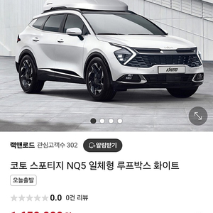 스포티지 NQ5 루프박스팔아요