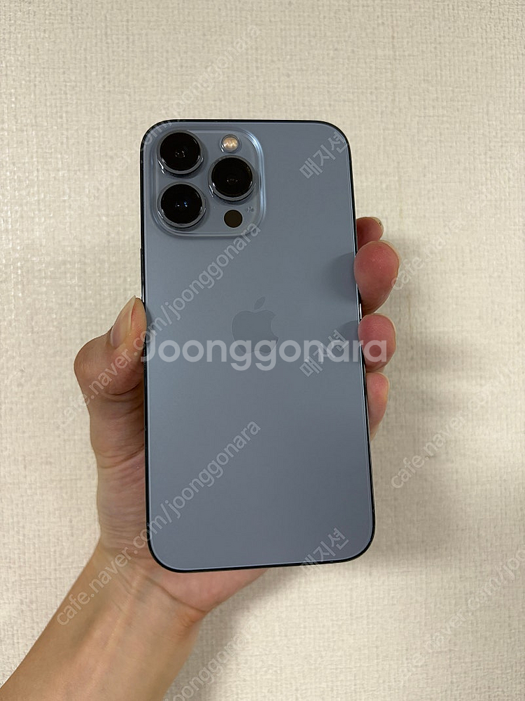 아이폰 13프로 시에라 블루 256gb 최상급 풀박스--3