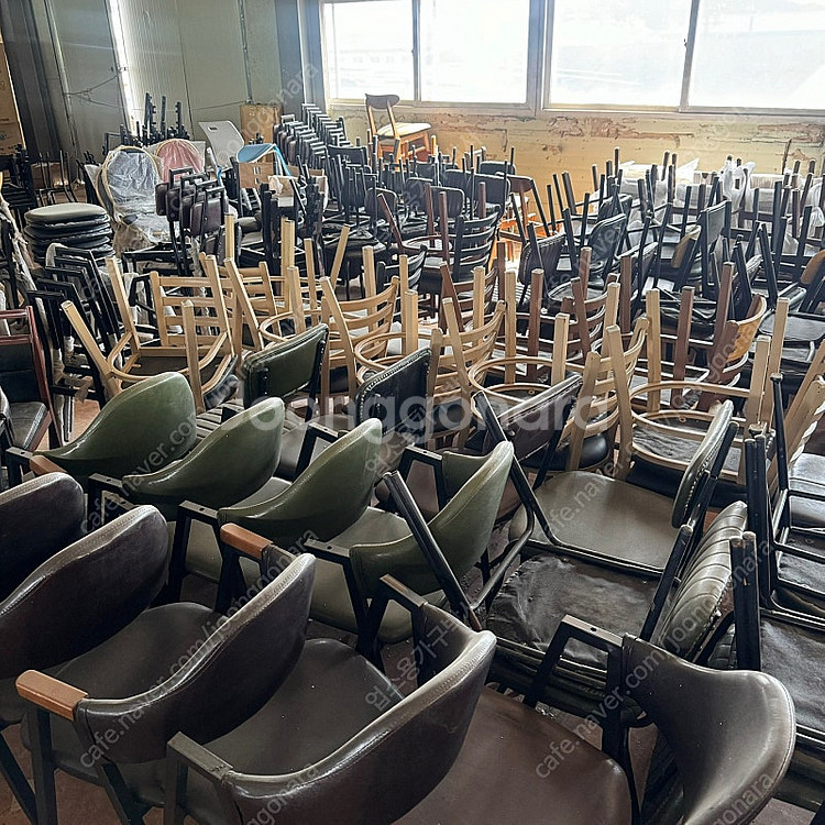 중고나무의자 업소용의자 식탁의자 철재의자 7000원 부...--6