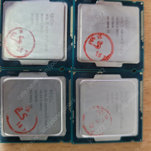 cpu G3260 중고 4개 일괄 매매입니다.