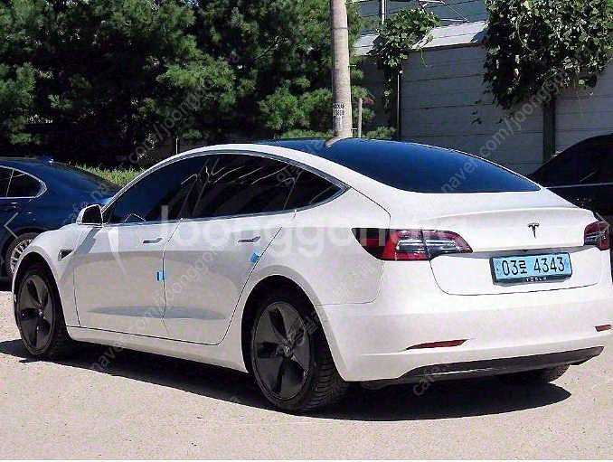 중고차 테슬라 모델 3 EV RWD 스탠다드 레인지 플...--1