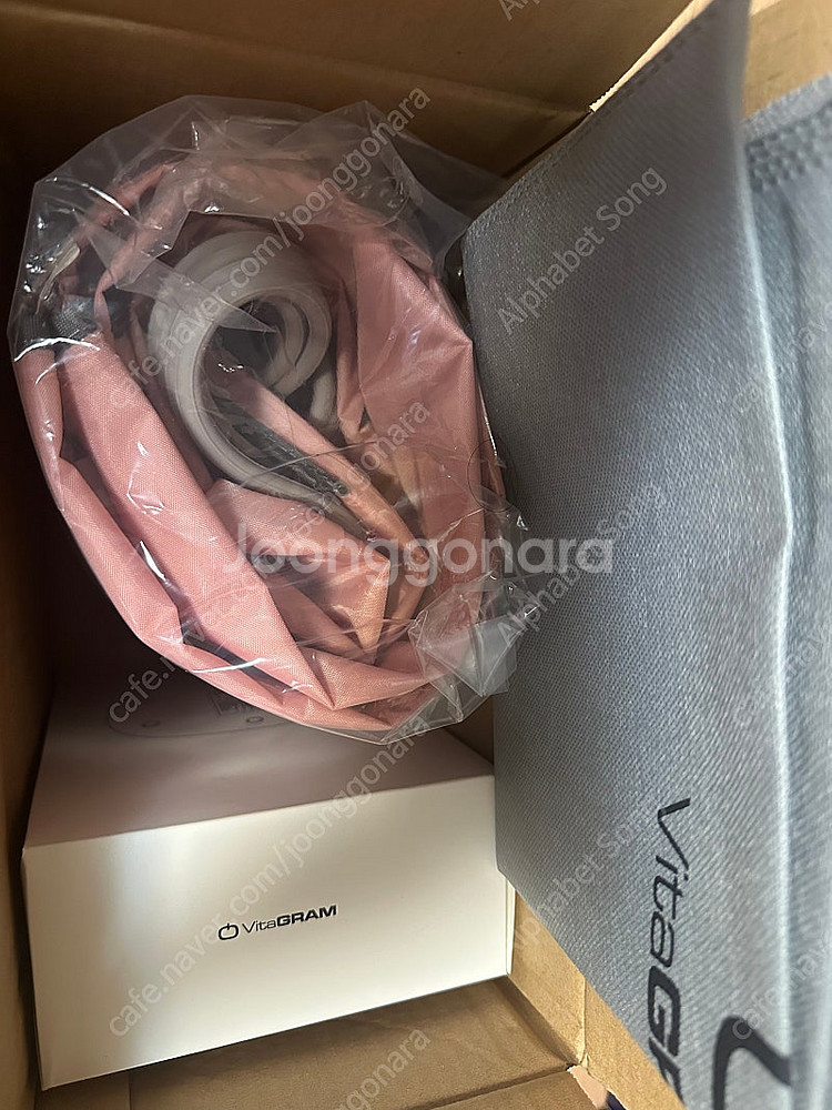 (새제품) 비타그램 에어그라운드 플러스 4방 핑크 공기압 종아리 마사지기 안마기 VG-AG0901P--2