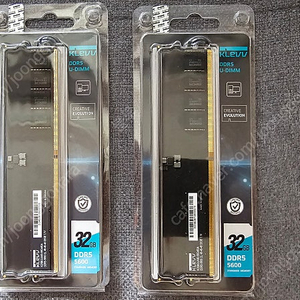 에센코어 KLEVV DDR5 5600 32GB RAM 2개