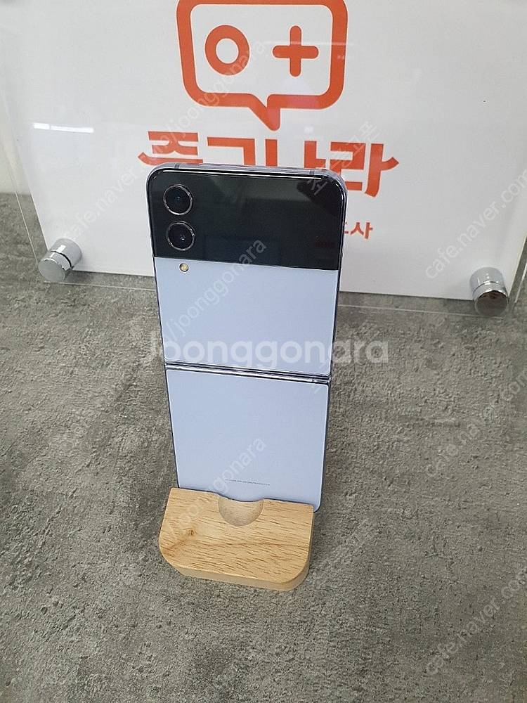 [무잔상 특S급] 갤럭시Z플립4 케이스셋트 블루 공기계...--2