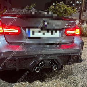 BMW F30 전용 M3 G80 컨버전 리어범퍼 바디킷