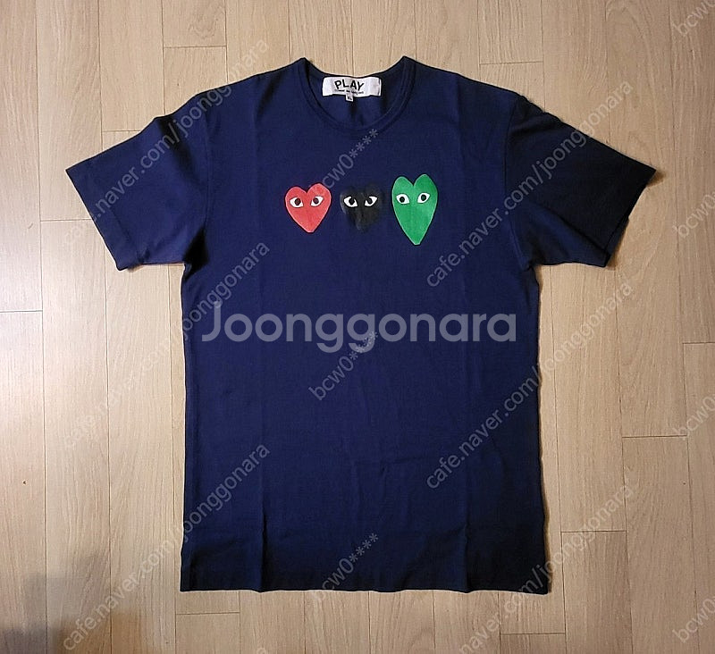 꼼데가르송(100) 반팔티 정품--0