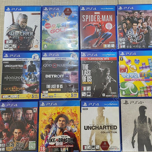 PS4 배틀필드5, 피파, 위닝, 용과같이 5, 용과같이7, GTA5, 레드 데드 리뎀션2, 언차티드 콜렉션, 라스트 오브 어스 파트 2, 언차티드 4 판매합니다.