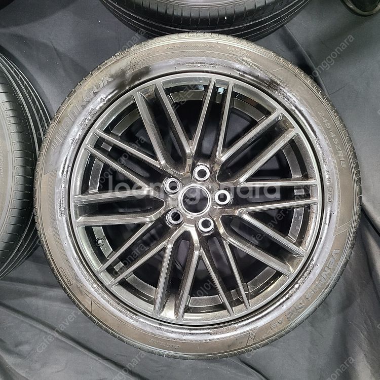 ♡G70 18인치 고스트 크롬 도장 휠 타이어 팝니다--4