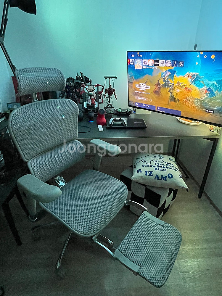 에르고휴먼 h2 + 정품 아틀라스 헤드레스트--5