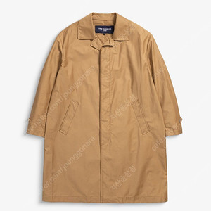 [M] COMME DES GARCONS HOMME 꼼데가르송 옴므 개버딘 코트 KHAKI